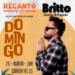 Roda de Samba e Pagode com Britto no Recanto VIP